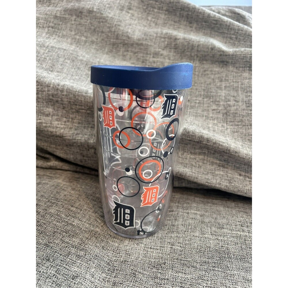 Tervis Tumbler Detroit Tigers Tumbler Double Wall Insulated Lid BPA Free 16 oz - Picture 2 of 7
